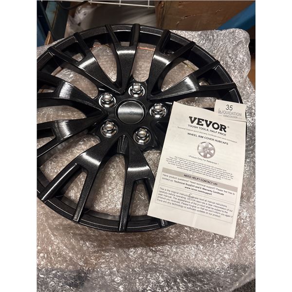 Brand New Set of 4 Wheel Rim Cover 16” Hubcaps Dark Gray