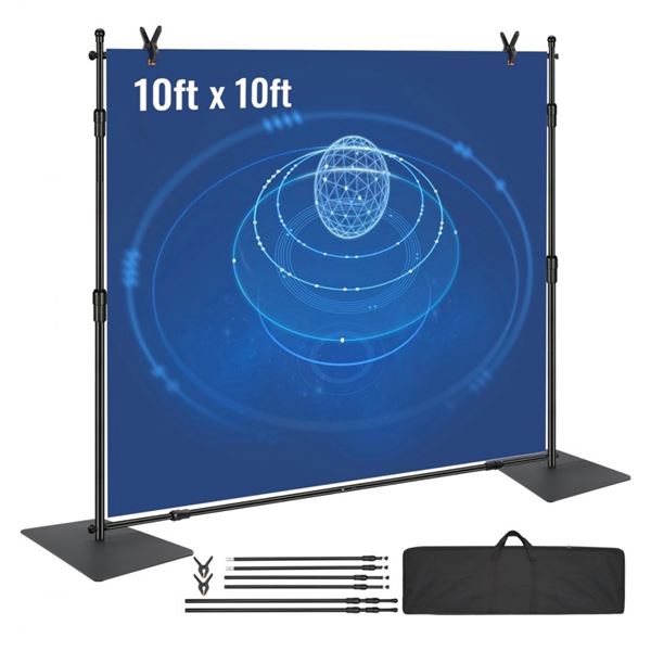 Brand new 10ft x 10ft Backdrop Stand with Carrying Bag