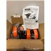 Image 2 : Brand new Set of 4 Black and Orange Casters