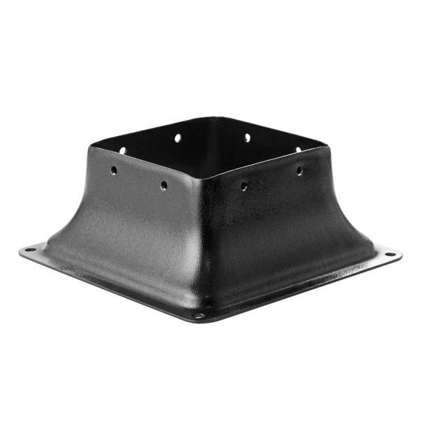 Brand new Black Metal Post Base.