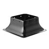 Image 1 : Brand new Black Metal Post Base.
