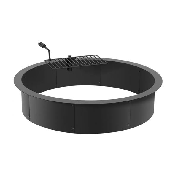 Brand new Black Metal Fire Pit Ring.