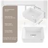 Image 1 : Brand New White Vessel Sink RS1237, 19 x 14.7 x 5.3 inches
