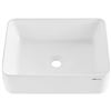 Image 2 : Brand New White Vessel Sink RS1237, 19 x 14.7 x 5.3 inches