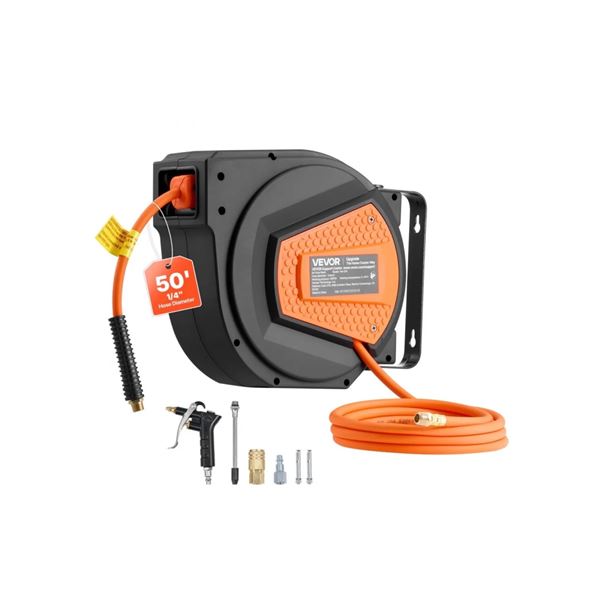 Brand New Air Hose Reel with Accessories