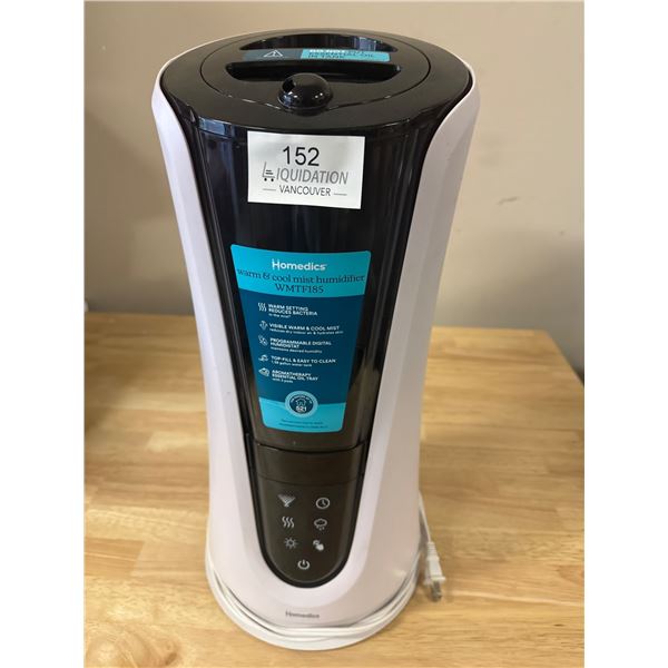 Homedics Warm & Cool Mist Humidifier WMTF185 – Returned tested