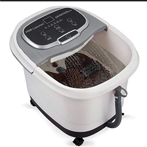Brand New H&B Luxuries FBD610 Portable Foot Spa with Temperature Control
