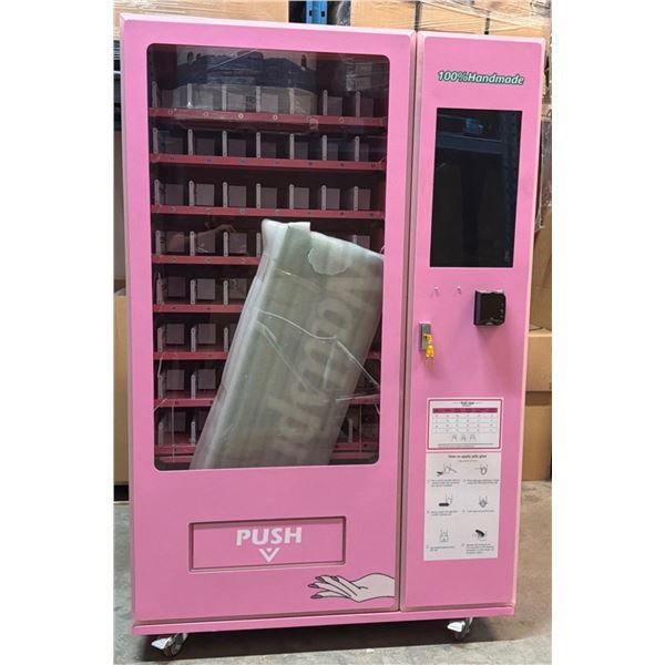 Brand New Press On Nails Pink Vending Machine - 3 Minute Manicure