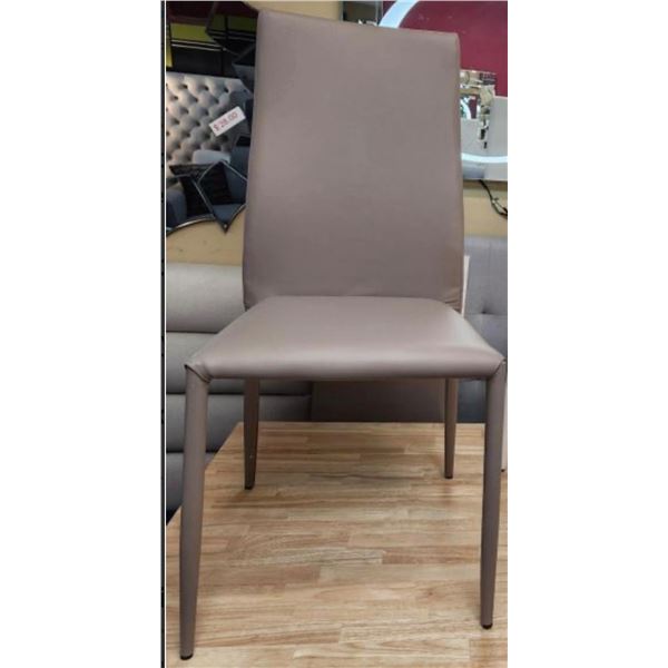 Brand New set of 2 Leo Dining Chair - Taupe Colour 17"L x 21"D/W x 38"H