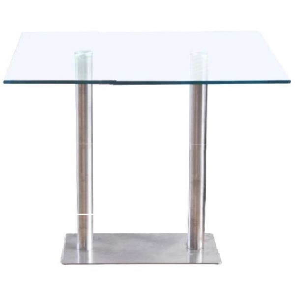 Brand New in Box Euro Counter Glass Table 48" x 24" x 36"H