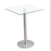 Image 1 : Brand New in Box Alure bar Glass Table 30x30x 42" H