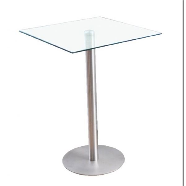 Brand New in Box Alure bar Glass Table 30x30x36" H