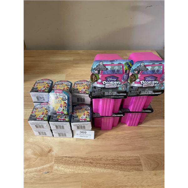 Brand New Disney Doorables Let's Go! Series 2 and 9 Mini Figures total 22 pcs