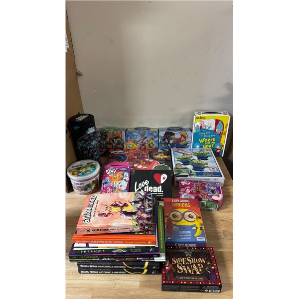 Brand New Massive Mixed Lot of Books, Games, Puzzles, Crafts & Kids Activities