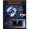 Image 4 : Brand New 16 Inch” Shutter Exhaust Fan 2900 CFM w/ Smart Temp & Humidity Control