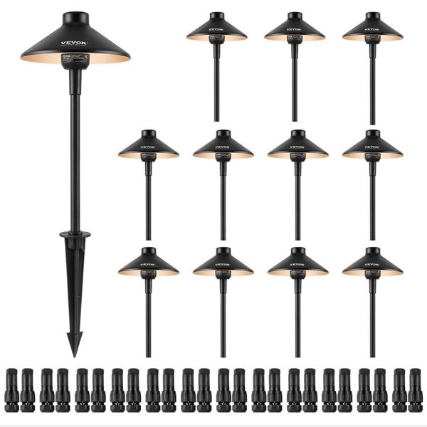 Brand New Solar Landscape Path Lights – 12 Pack