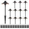 Image 1 : Brand New Solar Landscape Path Lights – 12 Pack