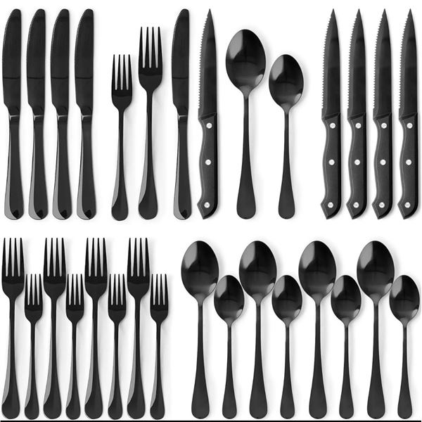 Brand New 48-Piece Stainless Steel Flatware Set