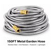 Image 2 : 150 FT Stainless Steel Metal Garden Hose - returned untested