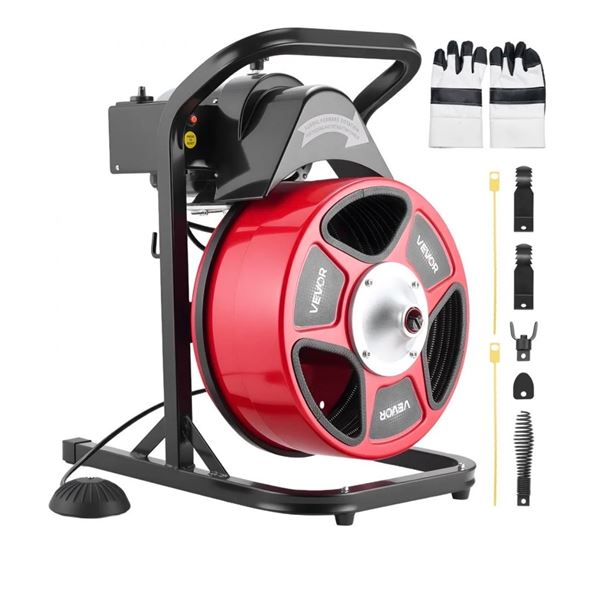 Brand New Drain Cleaner Machine 50 FT x 1/2 Inch