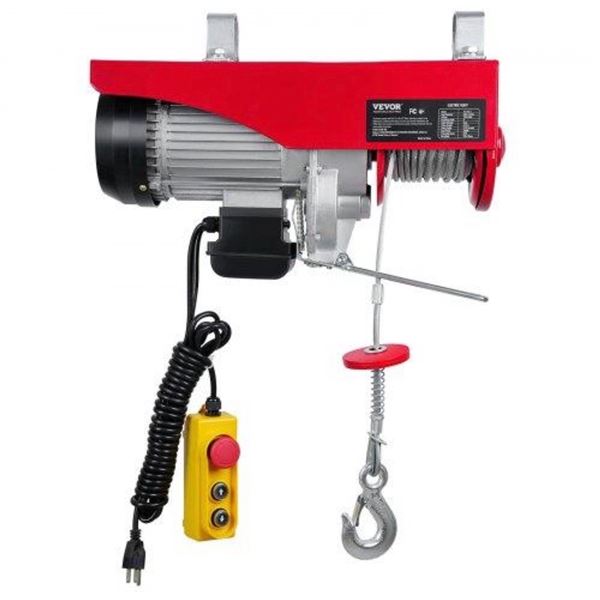 Open box Electric Hoist – 880/1760 LB - 120V Overhead Lift Winch