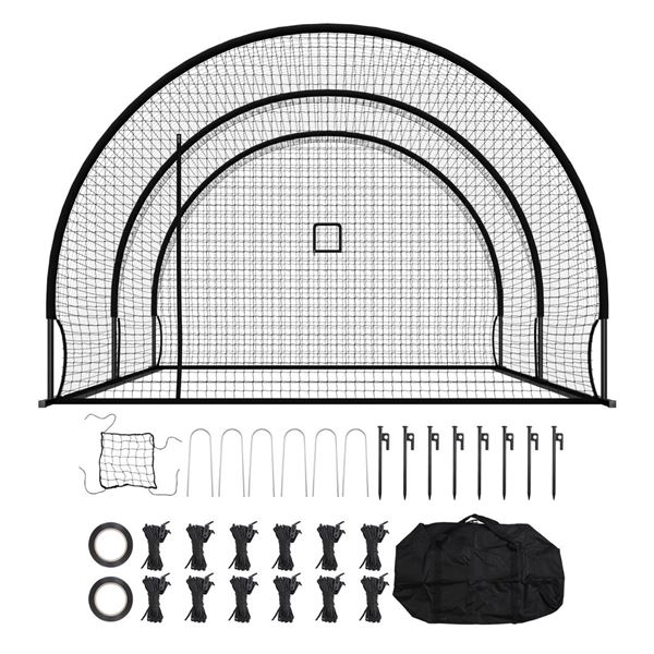 Returned checked complete “12’ x 12’ x 10’ Baseball & Softball B
