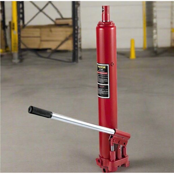 Brand New 8-Ton Hydraulic Long Ram Jack with Clevis Base