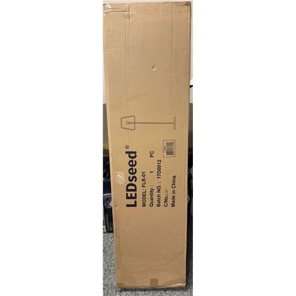 Brand New LEDseed Modern LED Floor Lamp 51” – Black | Model FLR-01