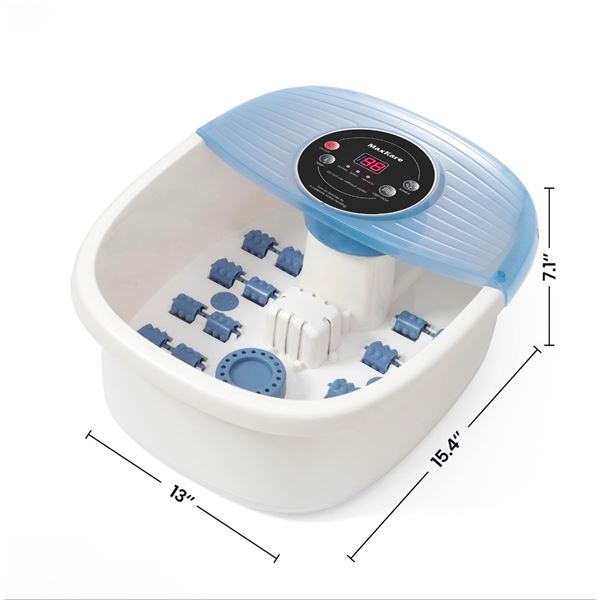 Brand New MaxKare Foot Spa Massager with Heat, Bubbles & Automatic Massage Rollers