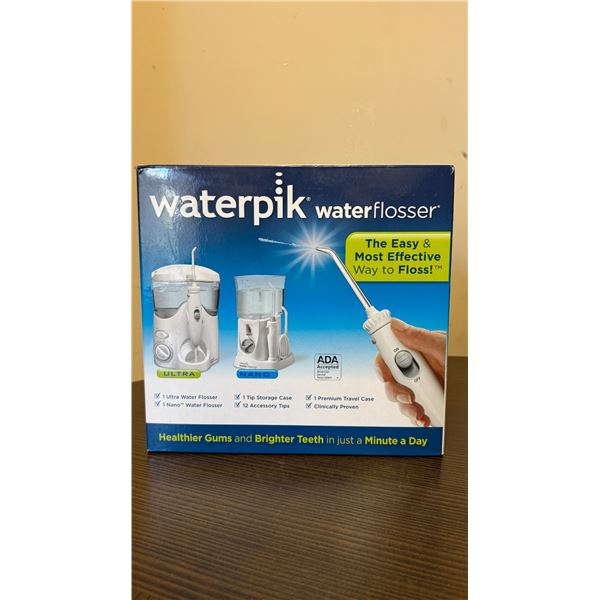 Brand New Waterpik Ultra + Nano Water Flosser Combo – Countertop Oral Irrigator