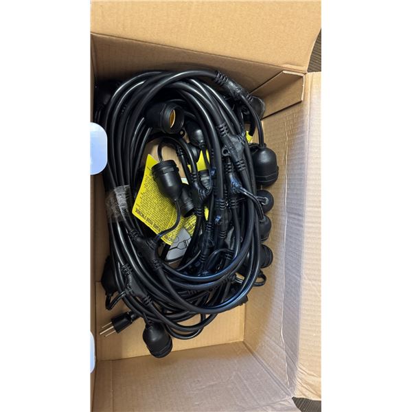 Brand New Outdoor Heavy-Duty Patio String Light Cord Only – Commercial Grade