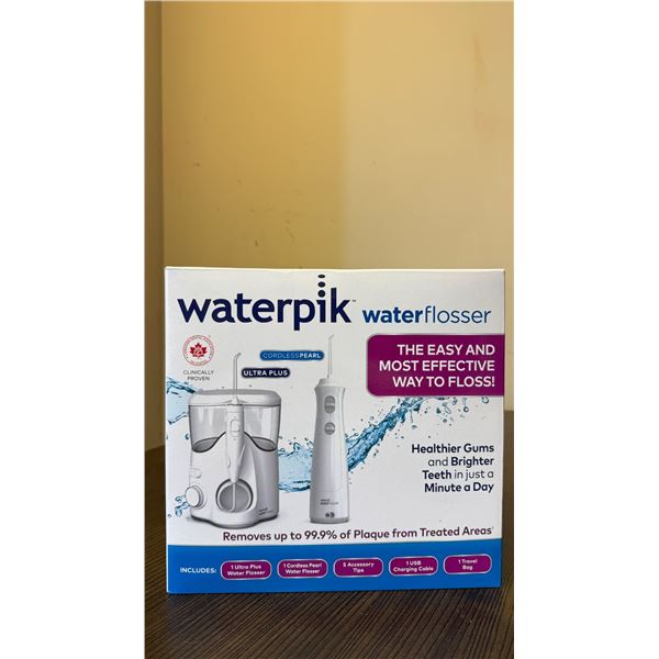 Brand New Waterpik Ultra Plus Cordless Pearl Water Flosser