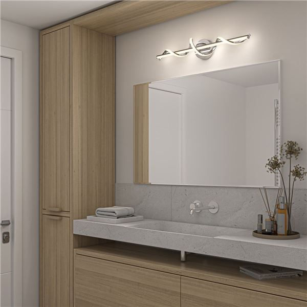 Brand New Artika Coda 27-in (69 cm) Integrated LED 5-CCT Bathroom Vanity Light Bar