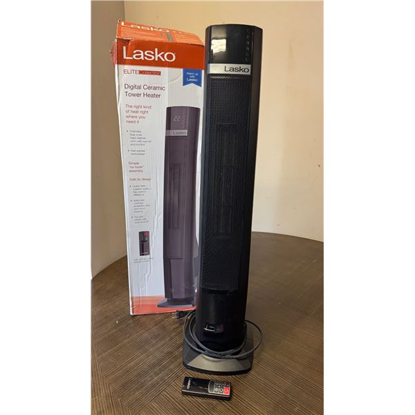 TESTED RETURNED LIKE NEW with the box– Lasko Elite Collection Digital Ceramic Tower Heater 