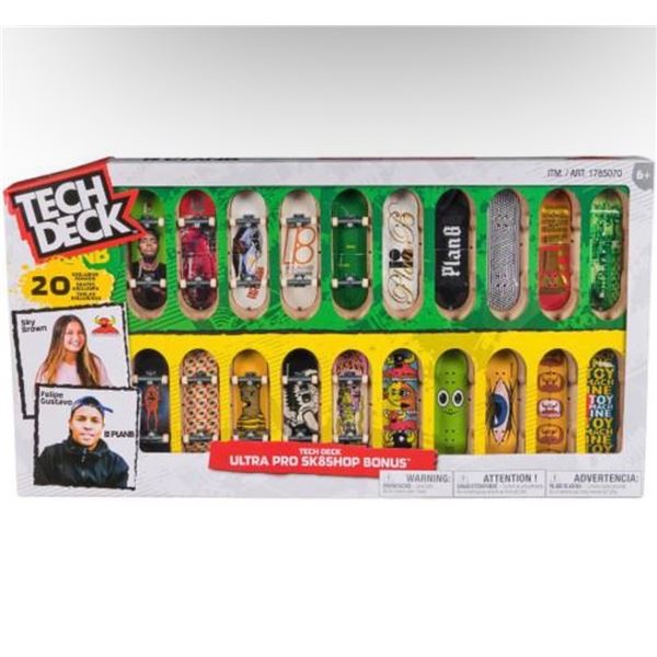 Brand New Tech Deck Ultra Pro SK8Shop Bonus – 20 Exclusive Fingerboards Set