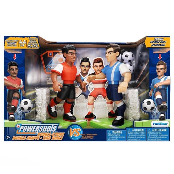 Funrise PowerShots Double-Strike VS Soccer Game Set 2-Player Soccer Toy Returned