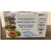 Image 3 : Brand New | Ello Color Lock 10-Piece Divided Glass Food Storage Container Set | 800 mL | 5 Container