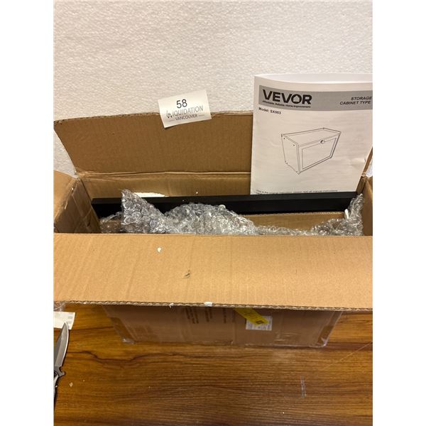 Brand new Black Bread Box with Glass Door.