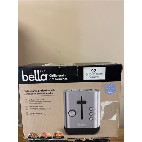 Brand New Bella Pro 2-Slice Toaster