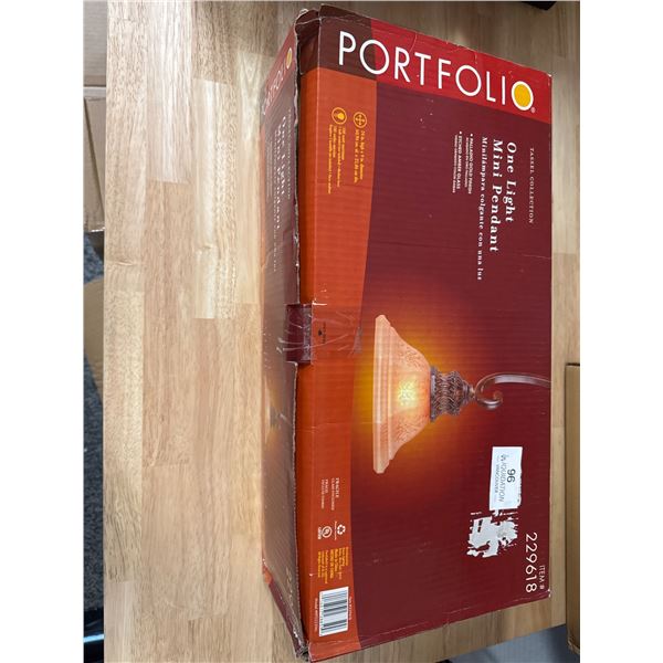 Brand New PORTFOLIO Mini Pendant Light