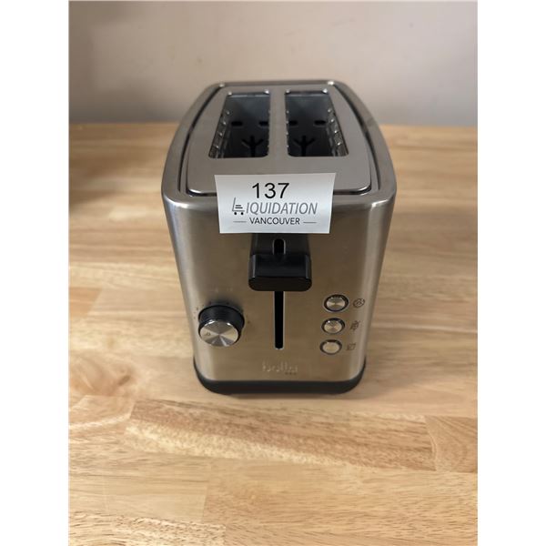 Brand new-No box Bella Silver 2-Slice Toaster