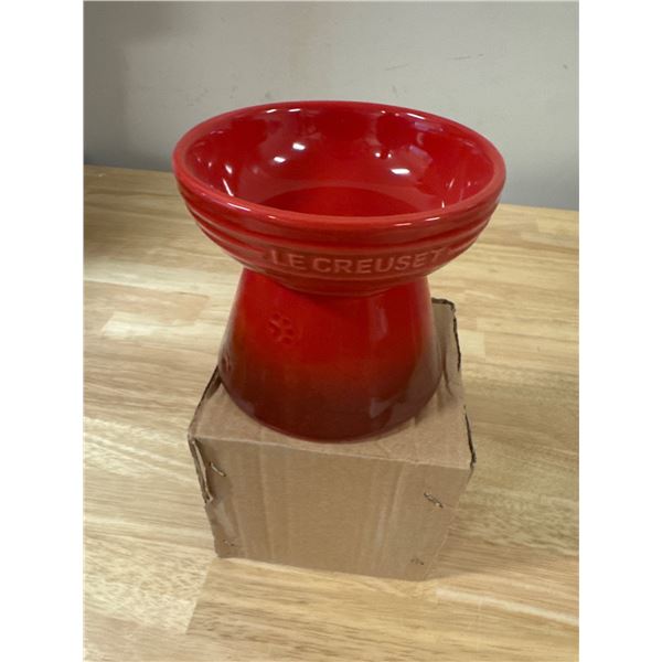 Brand New Le Creuset Red Pet Bowl