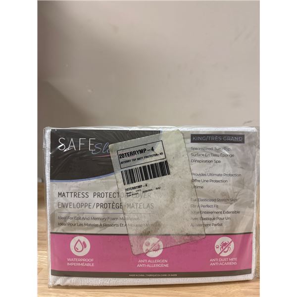 Brand New SafeSleep King Mattress Protector
