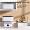 Image 3 : Brand New Portable Foldable Mini Washing Machine with Sterilization