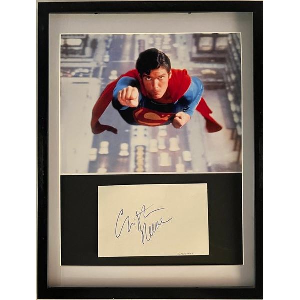 Christopher Reeve original signature collage.