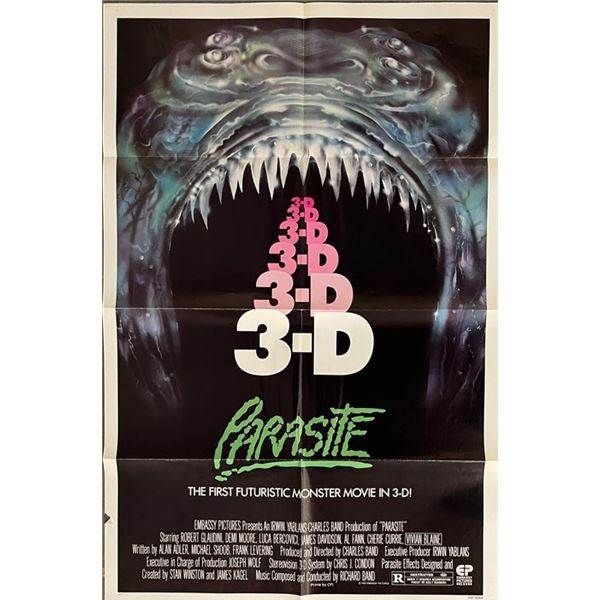 Parasite original 1982 movie poster