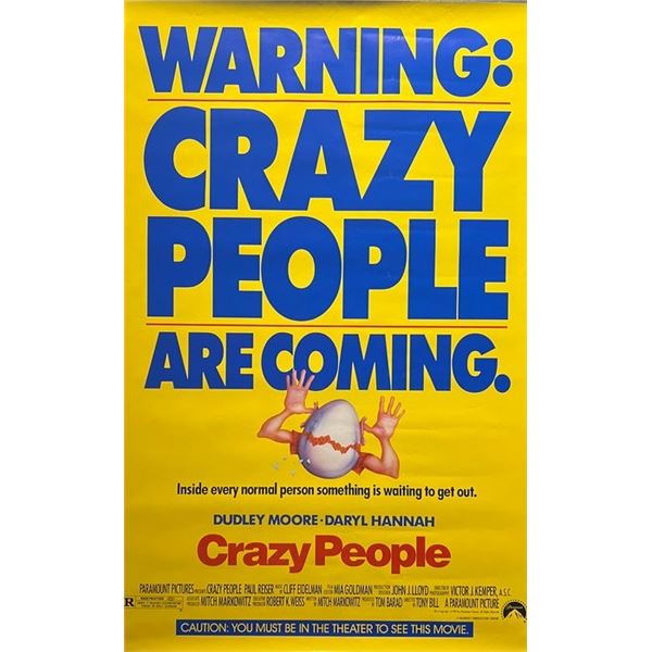 Crazy People 1990 original movie poster