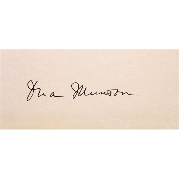 Gone With The Wind Ona Munson signature slip