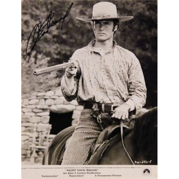 Paint Your Wagon Clint Eastwood signed promo photo