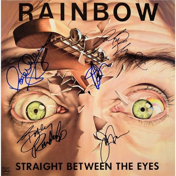 Rainbow signed Straight Between The Eyes album